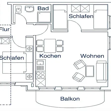 Apartmán Sonnenglueck, App 6 Heringsdorf (Usedom)
